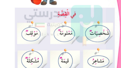 حل درس سارة و بيتها الثاني للصف الاول المنهاج الكويتي