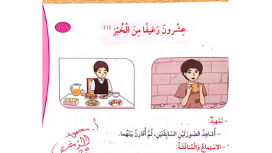حل درس عشرون رغيفا من الخبز للصف الثالث المنهاج الكويتي
